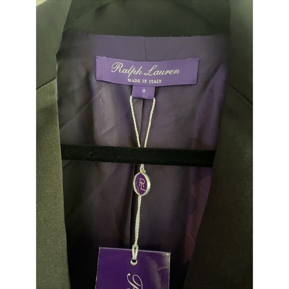 Ralph Lauren Collection Purple Label Truett Wool Gabardine Tuxedo Jacket Blazer - Picture 8 of 13